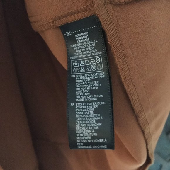 NWOT Flowy Boho Chestnut Brown High Low Dress - Picture 15 of 16